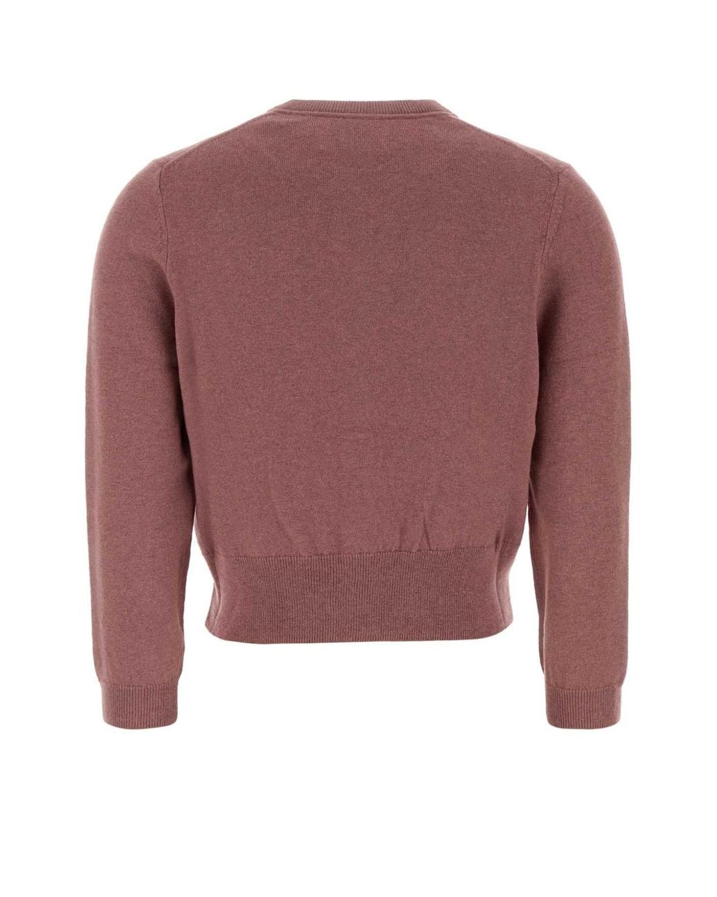 Isabel Marant Red Antiqued Cotton-Wool Cardigan For