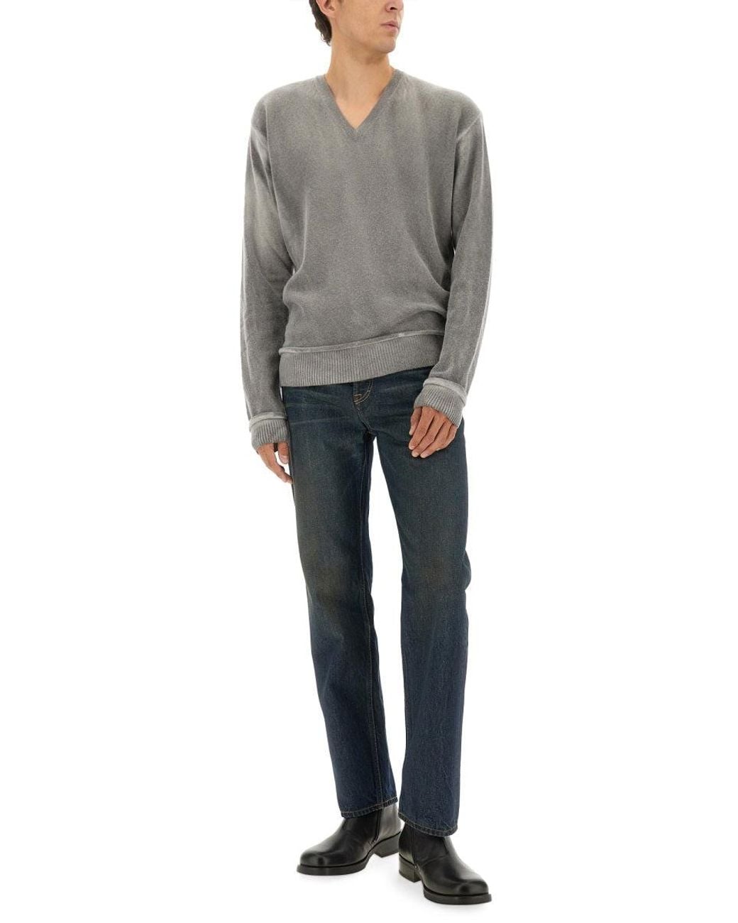 Our Legacy Gray Parallel Sweater for men