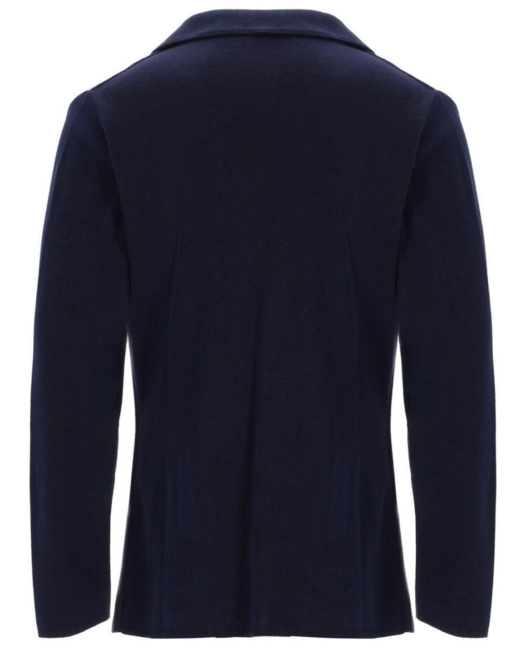 Lardini Blue Knitted Jacket