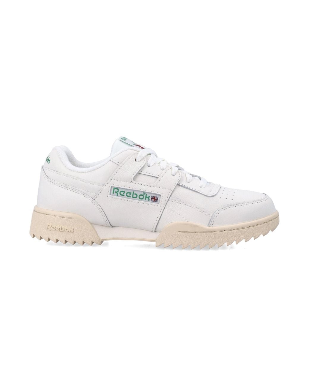 Reebok White Classic Leather Sneaker