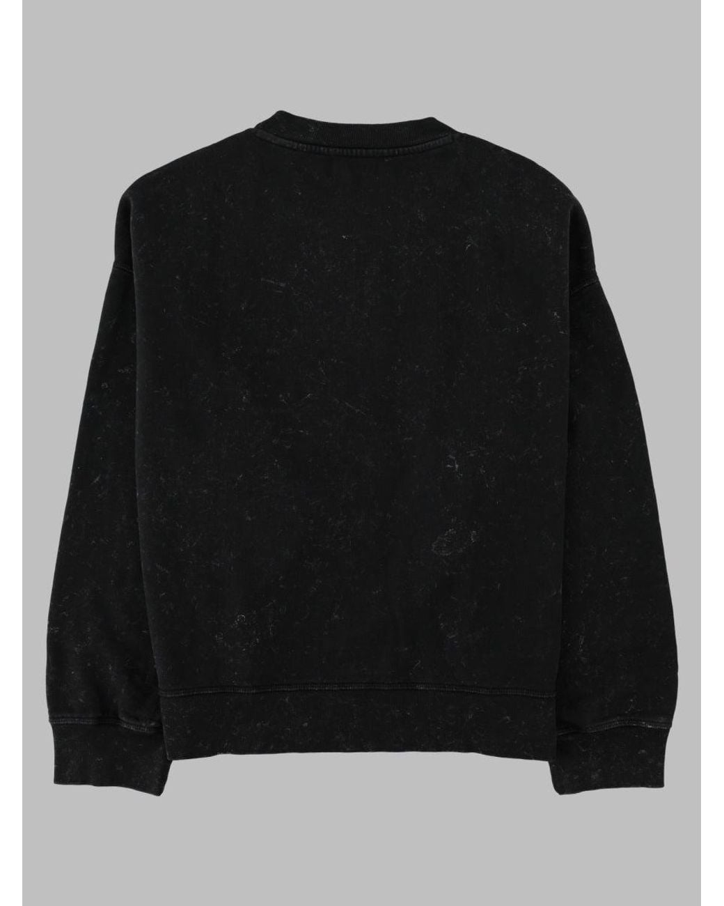 Ganni Black Organic Cotton Sweatshirt
