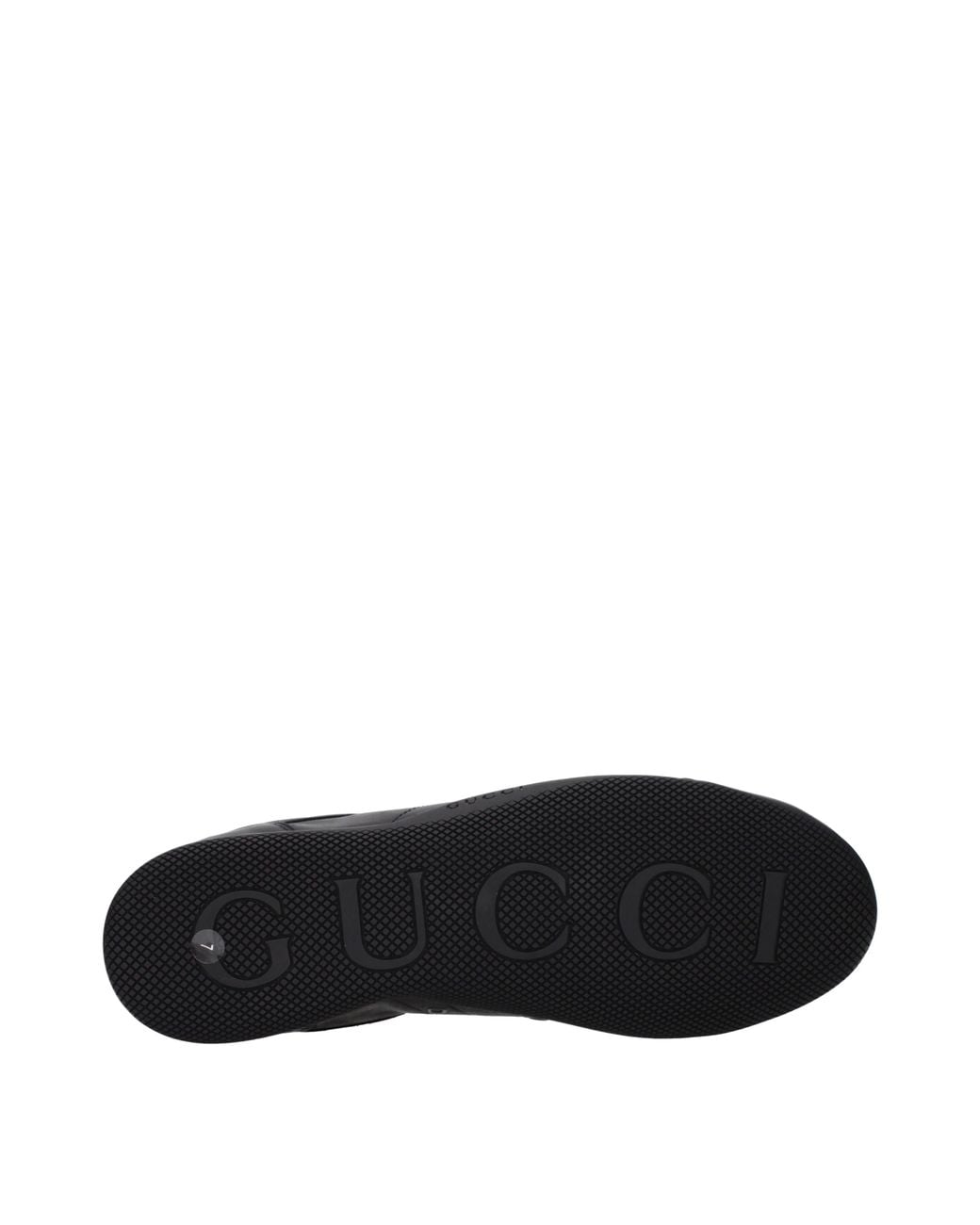 Gucci Blue Sneakers With Skin