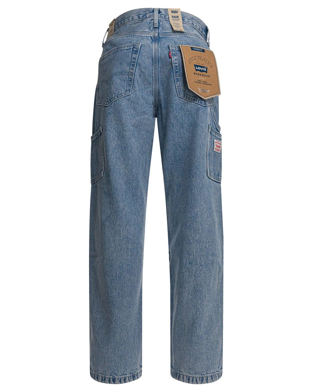 Levi's Blue "Carpenter 568 Loose Straight" Jeans for men