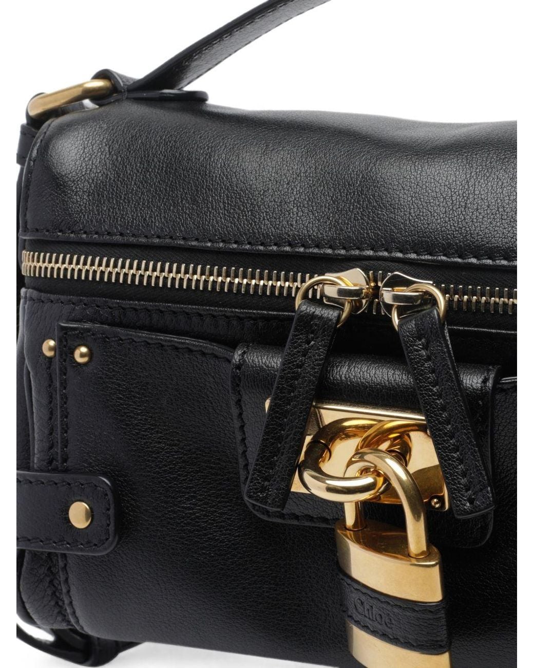 Chloé Black Chloé Paddington Leather Vanity Case