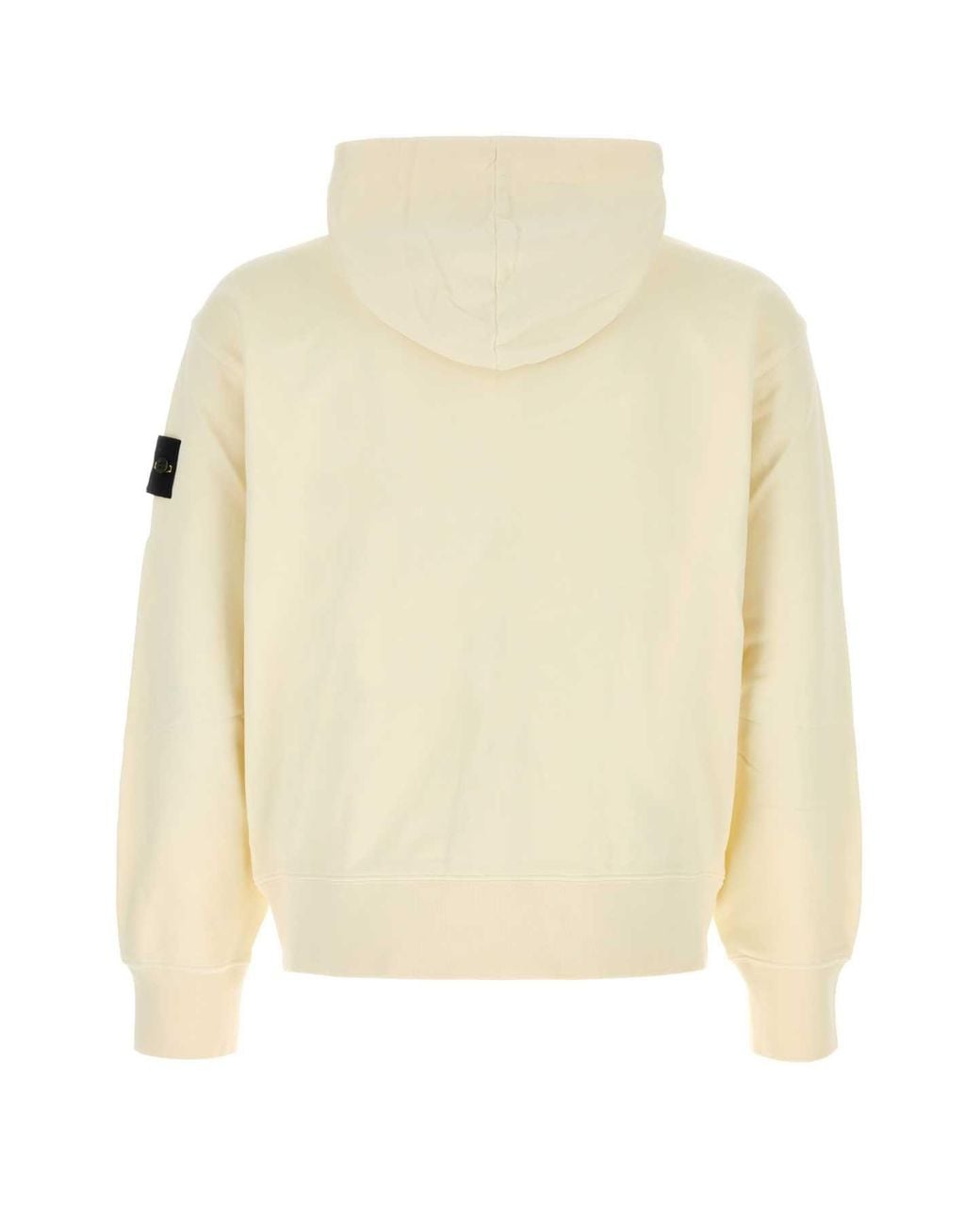 Stone Island Natural Cream Cotton Sweatshirt