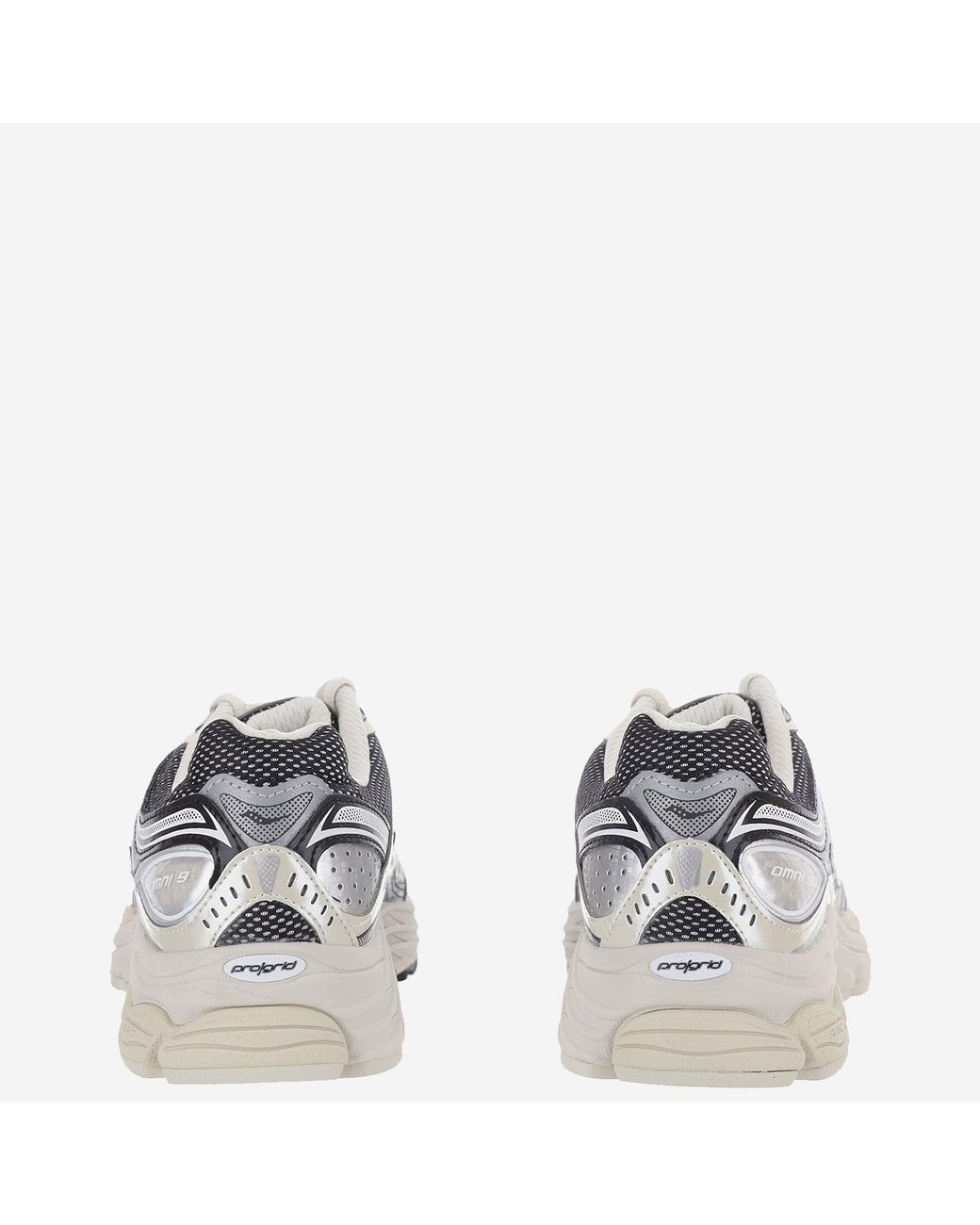 Saucony Gray Pro Grid Omni 9 Sneakers