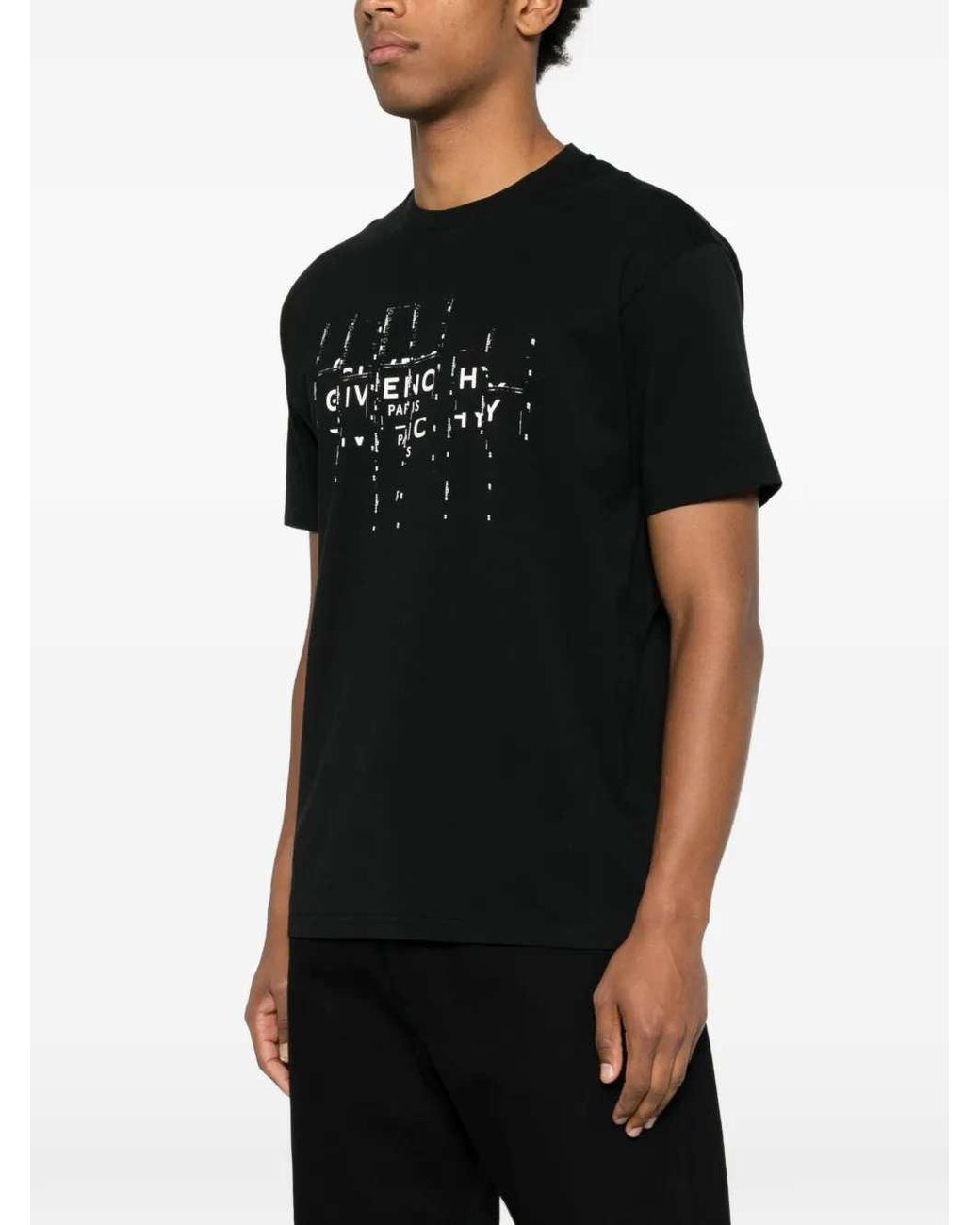 Givenchy Bedrukt T-shirt in het Black