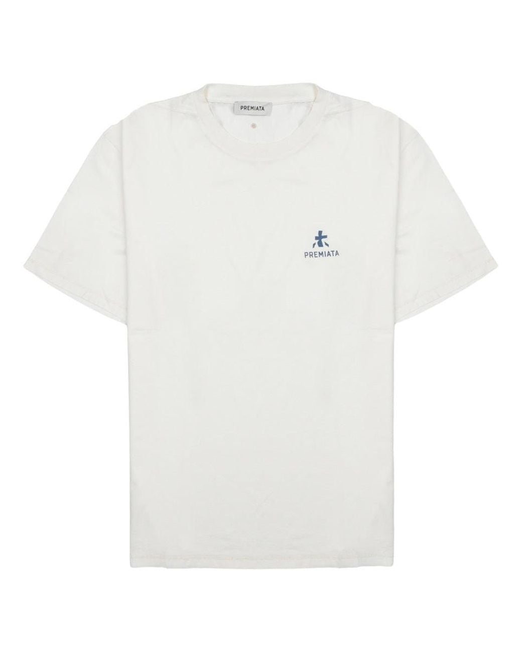 Premiata White T Shirt Con Logo