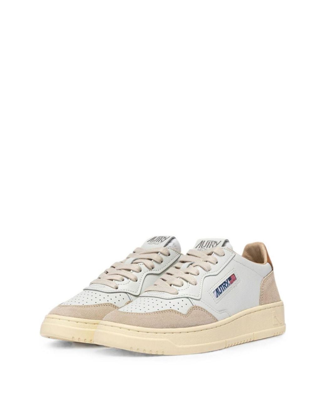 Autry White Medialist Low Sneakers