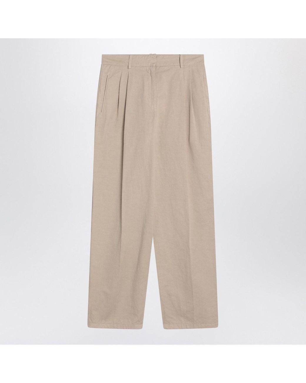 The Row Lilas Light Khaki And Trousers in Natural | Lyst