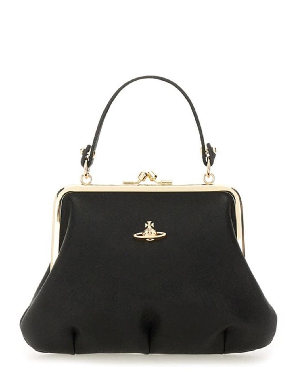 Vivienne Westwood Black Borsa "Granny Frame"