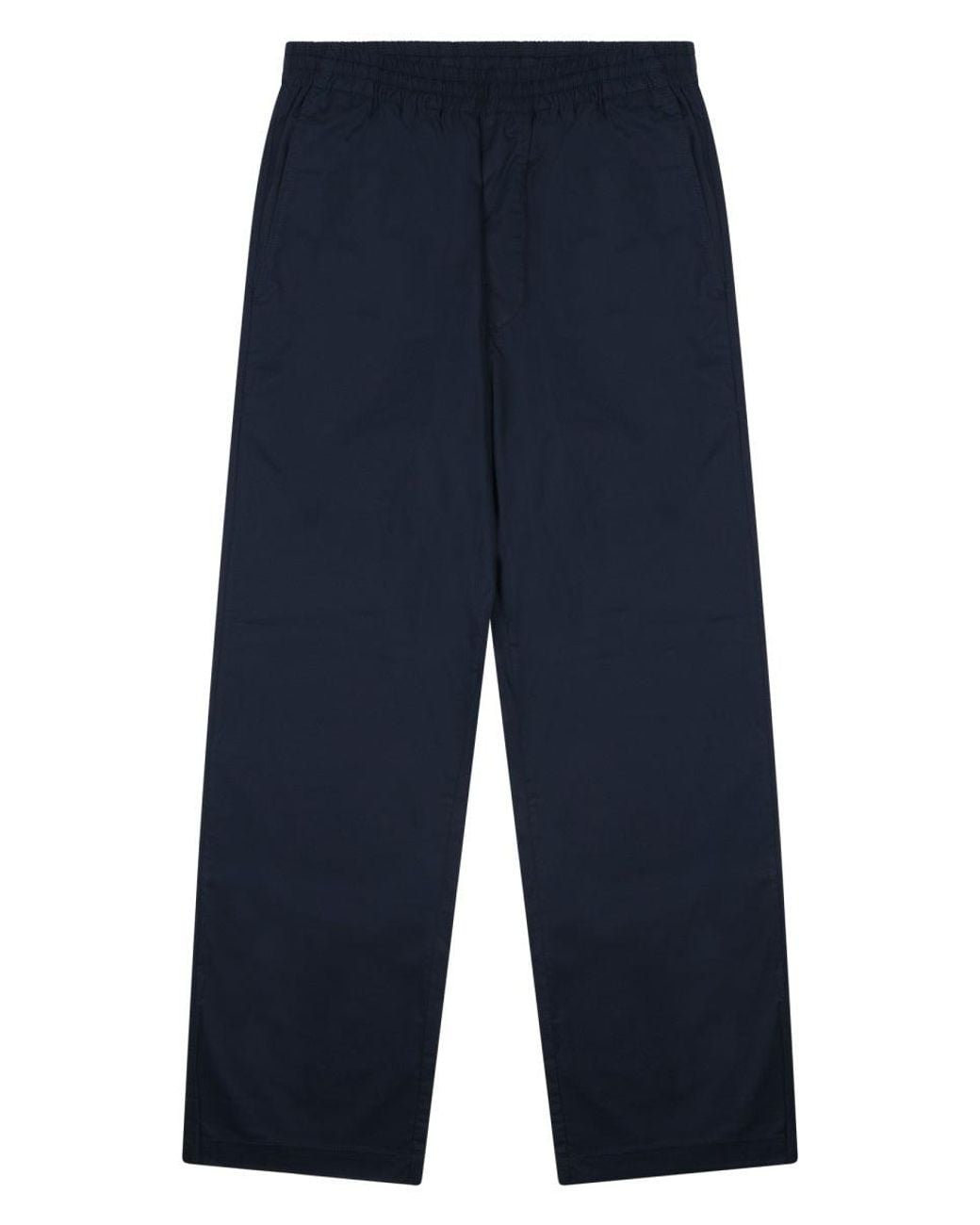 Department 5 Blue Elastic Waist Wide-Leg Pants for men