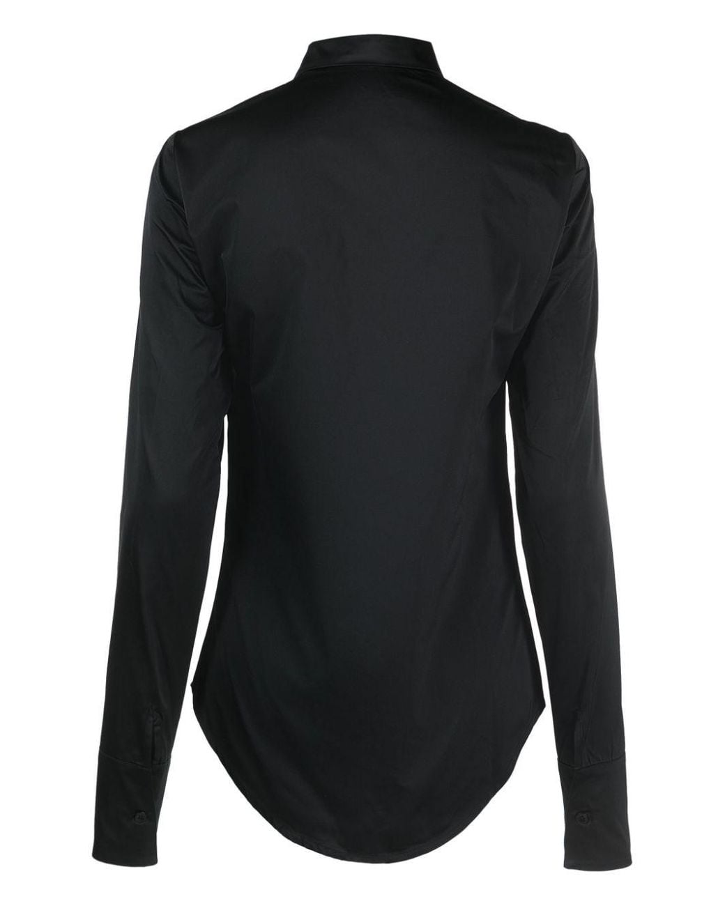 Ludovic de Saint Sernin Black Logo Denim Shirt