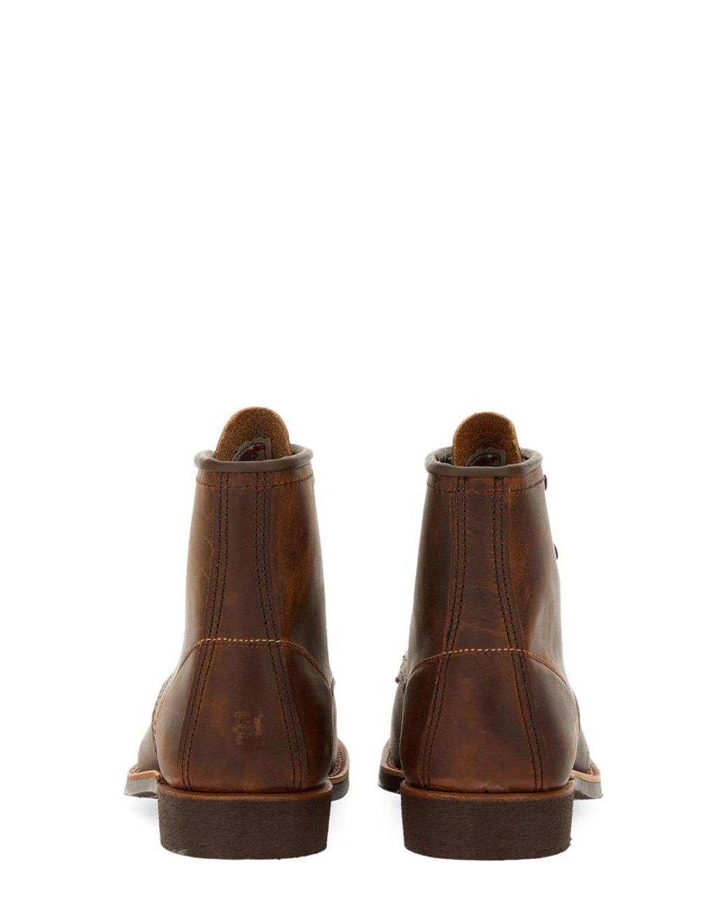Red Wing Brown Boots Blacksmith Leather for men