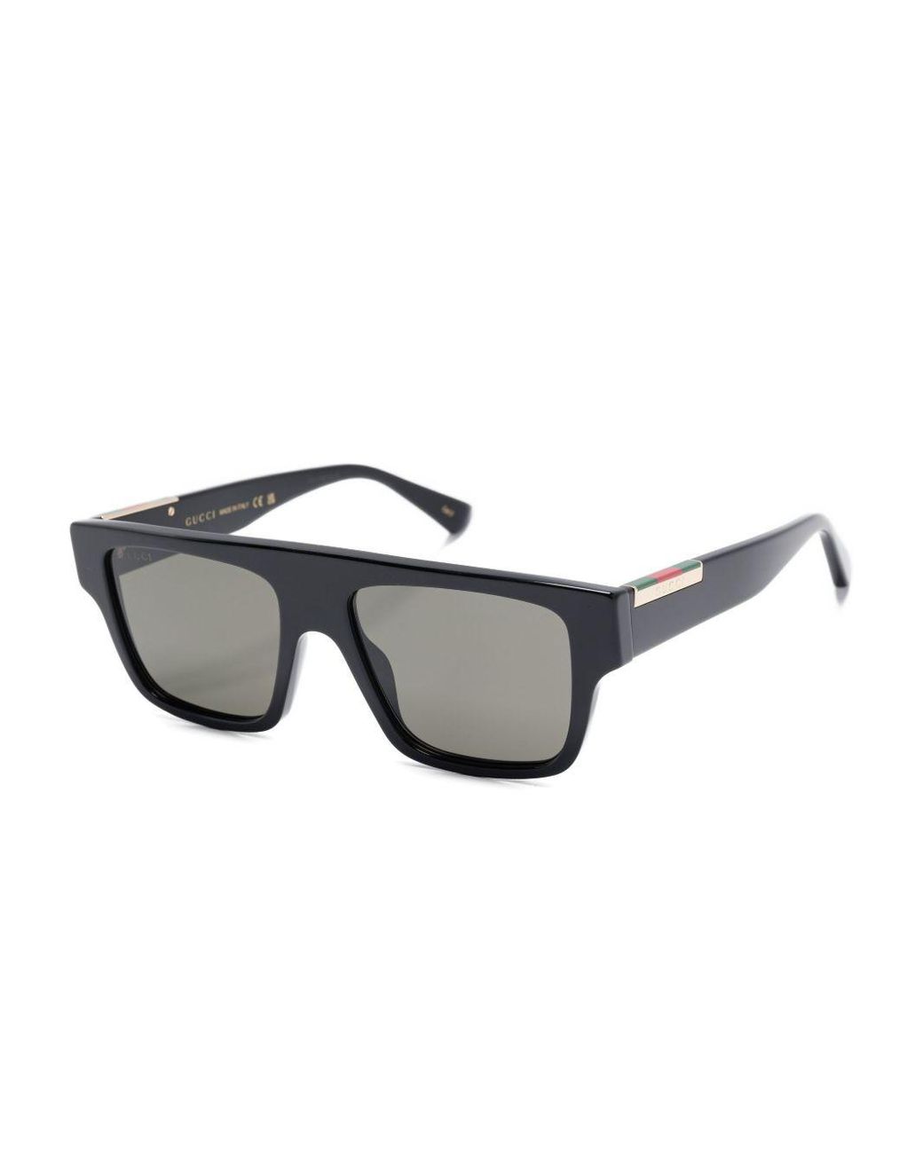 Gucci Gray Rectangular Shape Sunglasses
