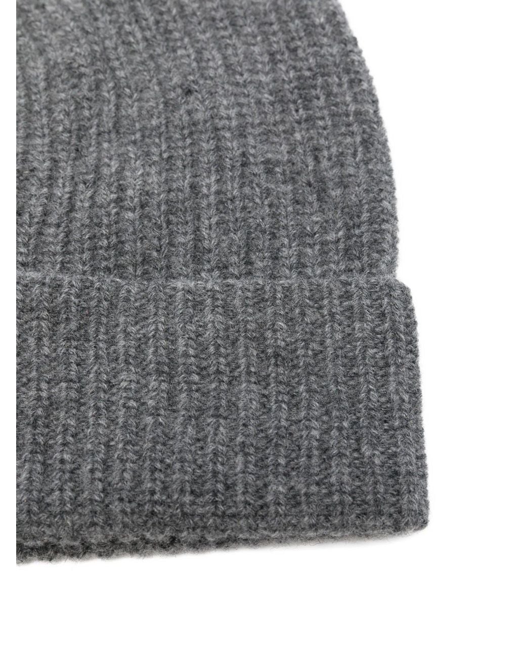 Seven Gauge Gray Beanie for men