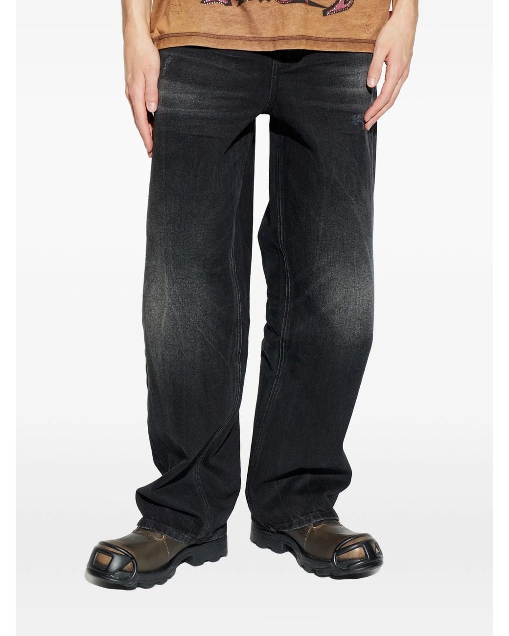 DIESEL 2001 D-Macro Obebb Jeans in het Black voor heren