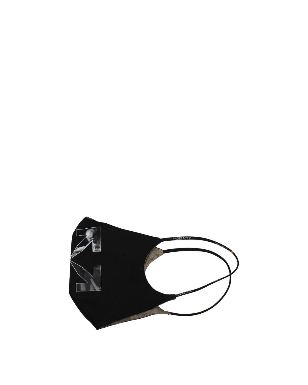 Off-White c/o Virgil Abloh Black Mascherine Mask Uomo Cotone Nero