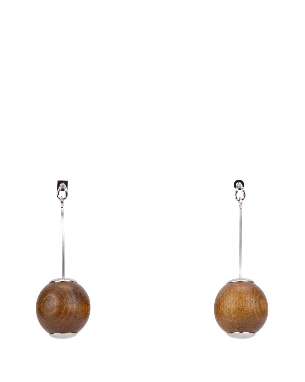 Jacquemus White Les Grandes Boucles Nodo