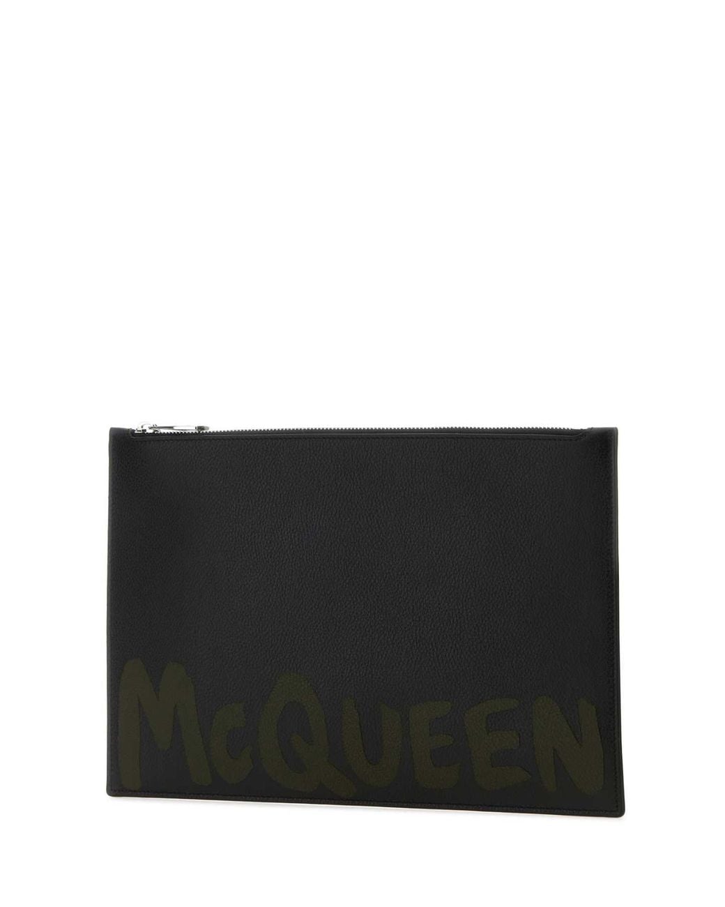 McQueen Black Clutch for men