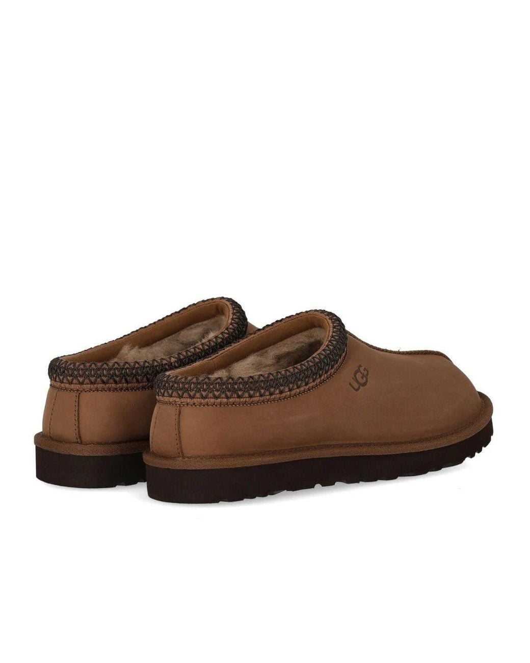 Ugg Brown Tasman Ii Nubuck Dark Chestnut Slipper