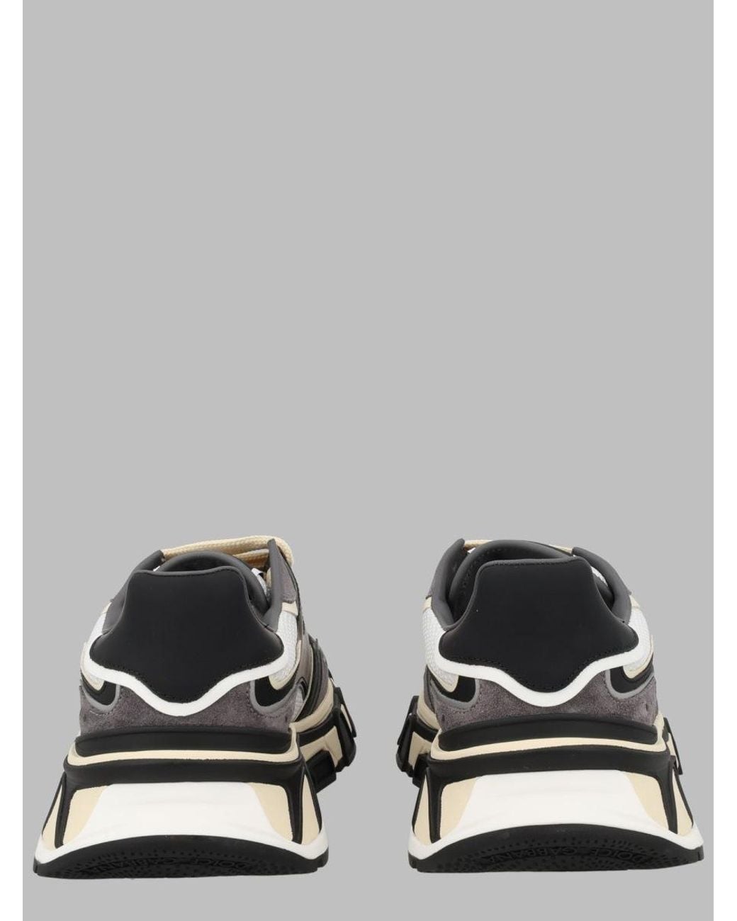 Dolce & Gabbana Multicolor Statement Sneakers With Textured Upper