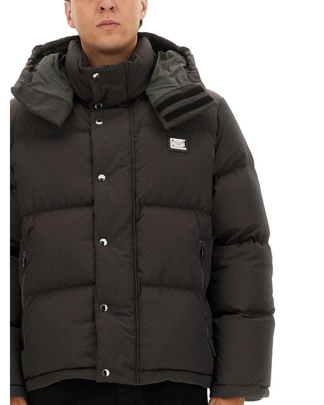 Dolce & Gabbana Black Dolce & Gabbana Puffer Jacket for men