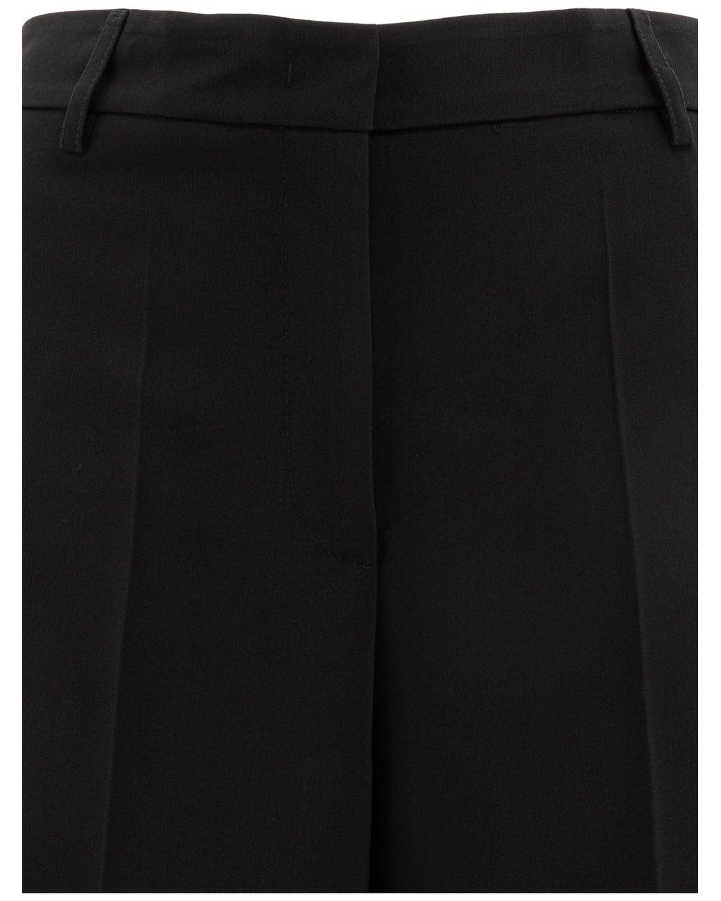 Semler Black Wide-Leg Pants Trousers