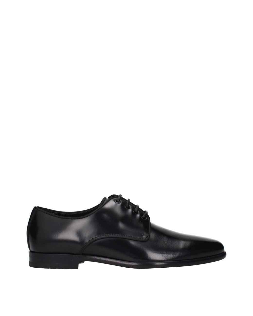 Dolce & Gabbana Black Dolce&Gabbana Derby Leather