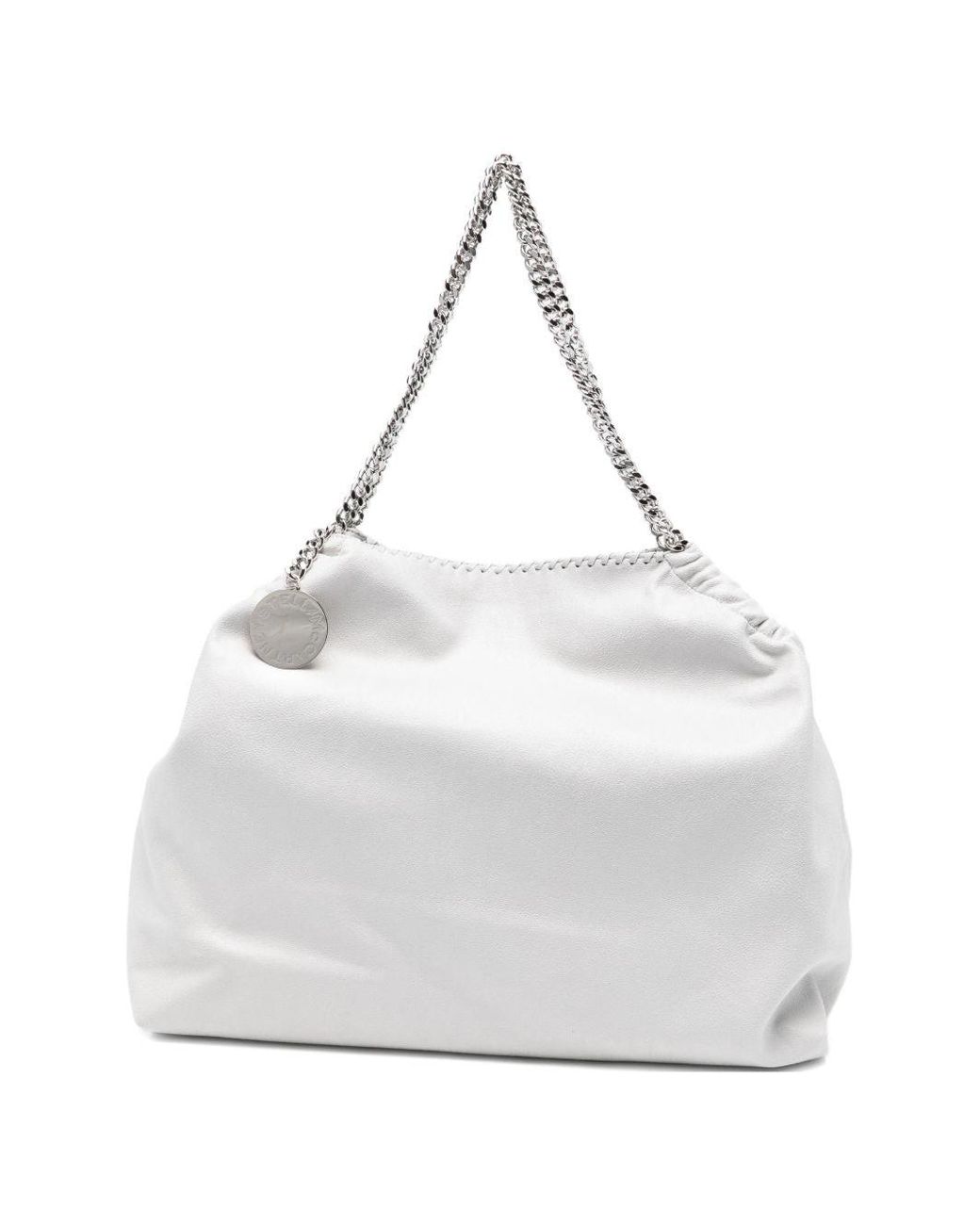 Stella McCartney White Falabella Drawstring Tote Bag