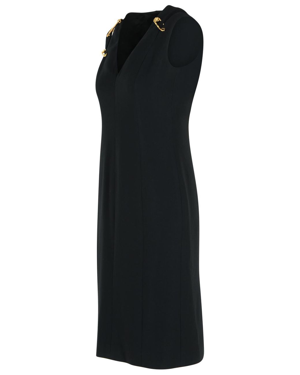 Versace Black Viscose Blend Dress