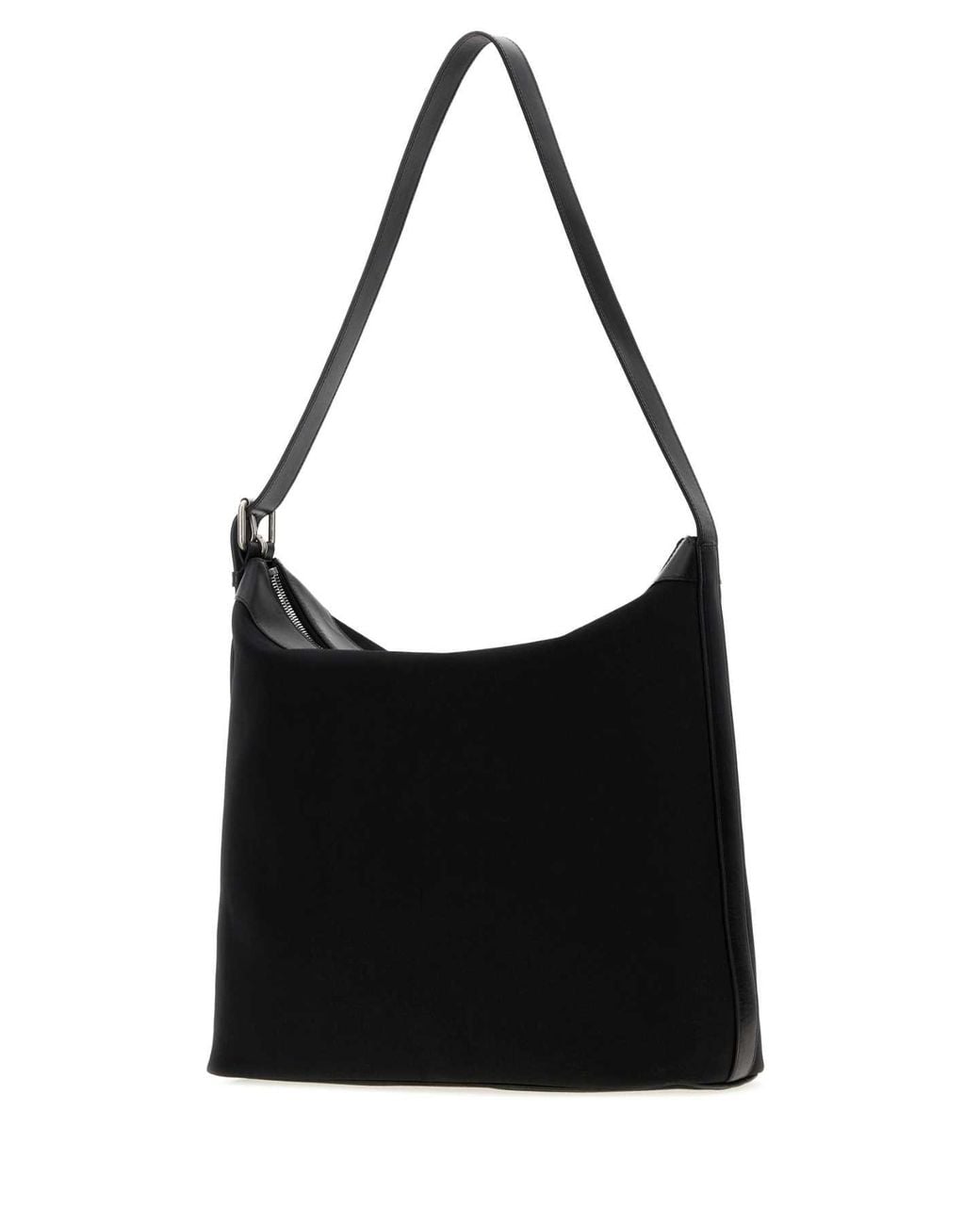 A.P.C. Black Canvas Maxi Biker Shopping Bag for men