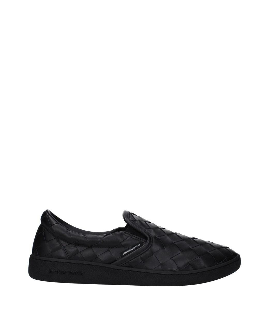 Bottega Veneta Black Slip On Leather