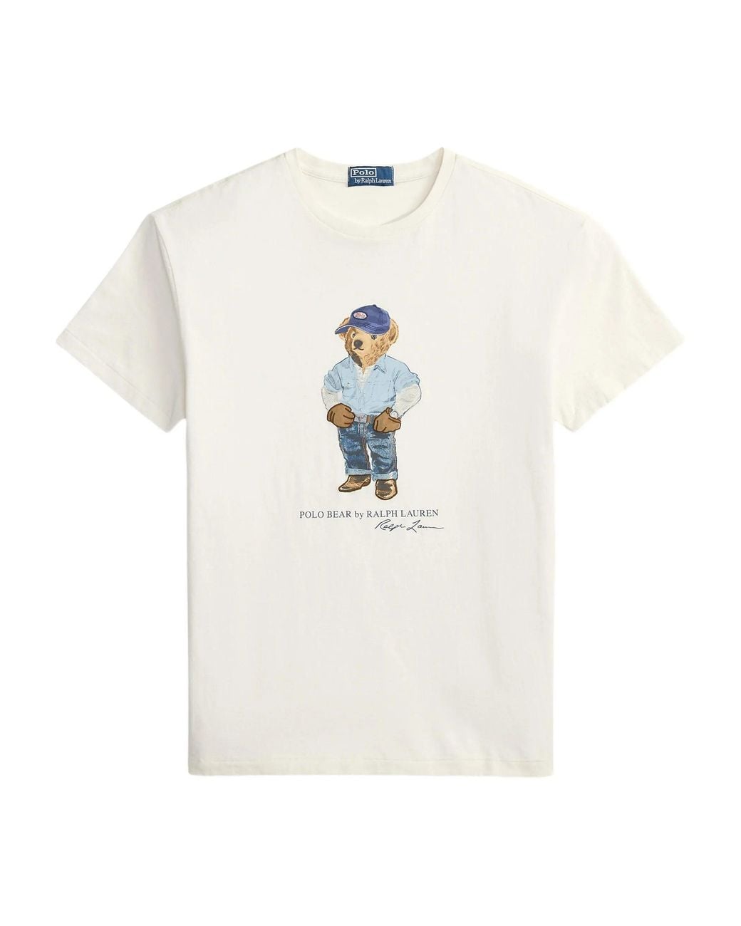 Polo Ralph Lauren White Polo Bear T-Shirt for men