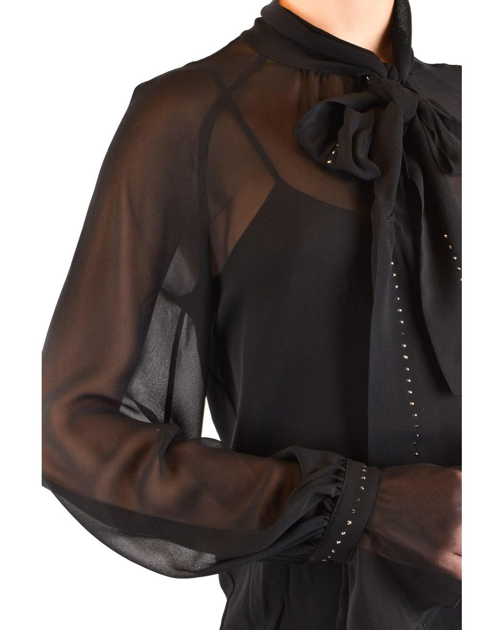 Max Mara Overhemd Zwart in het Blue
