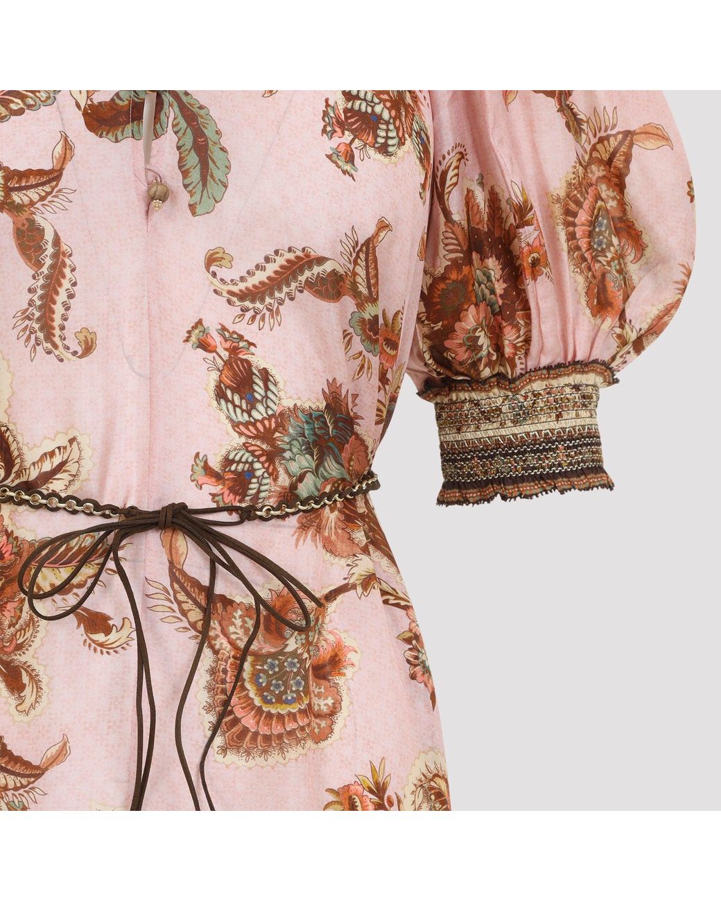 Zimmermann Pink Billow Maxi Dress For