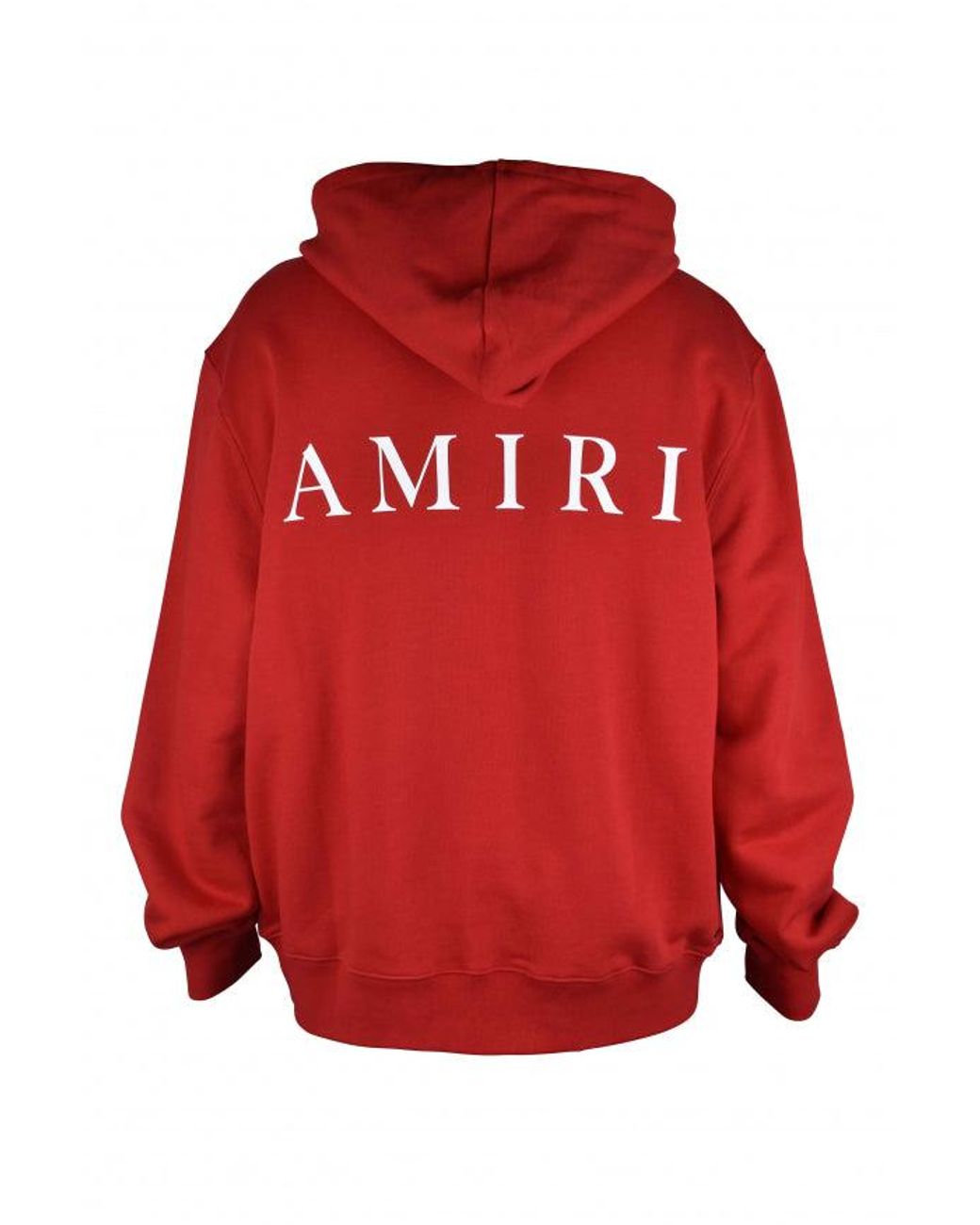 Amiri Red Hooded Sweatshirt With Distinctive Logo Design