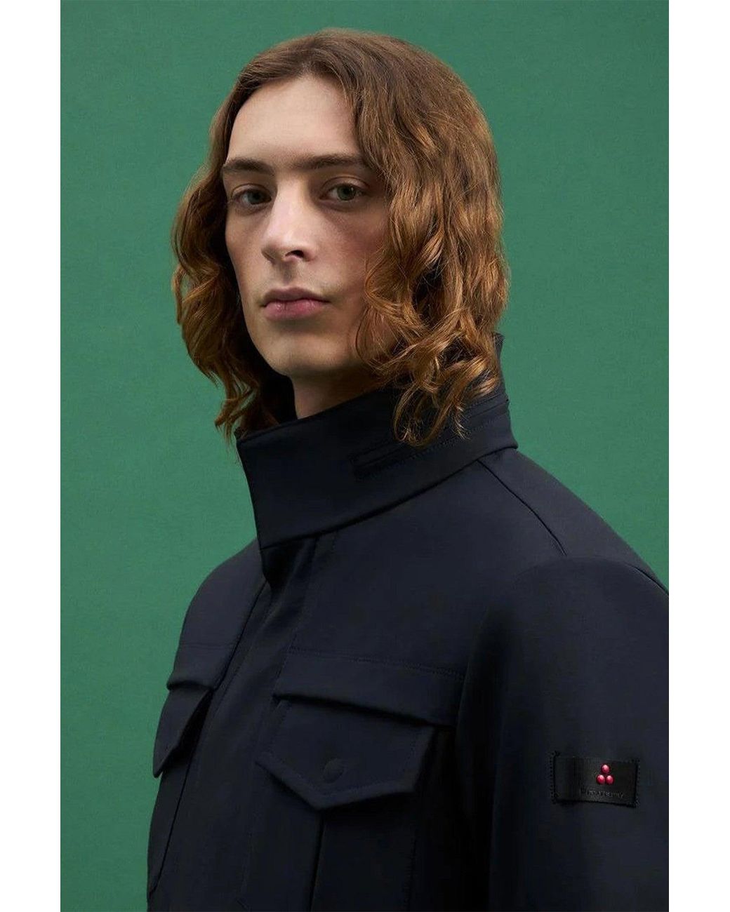 Peuterey Black Technical Nylon Zip-Up Jacket