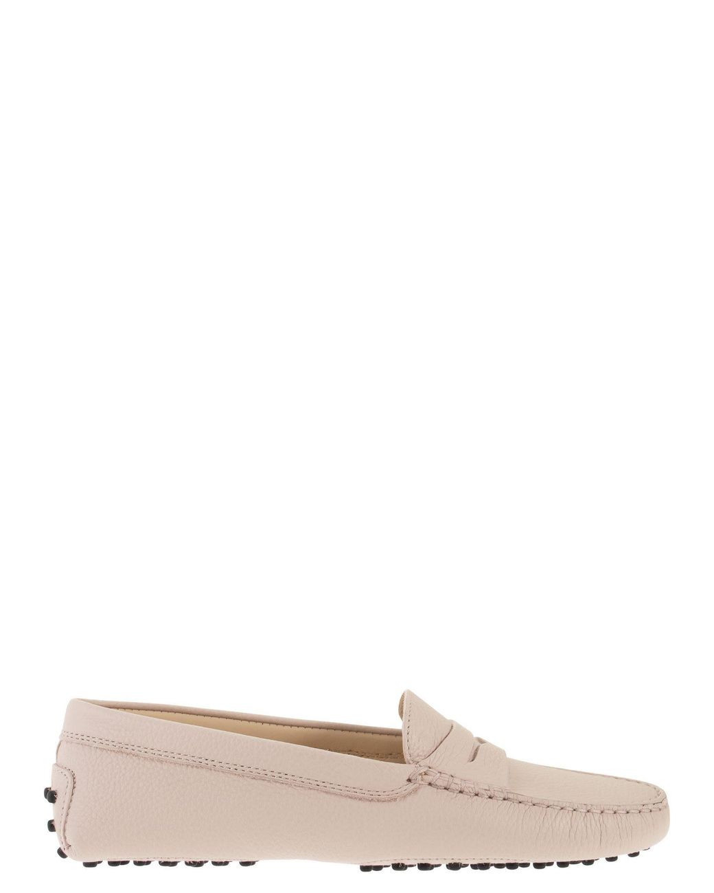 Tod's Pink Leather Loafer