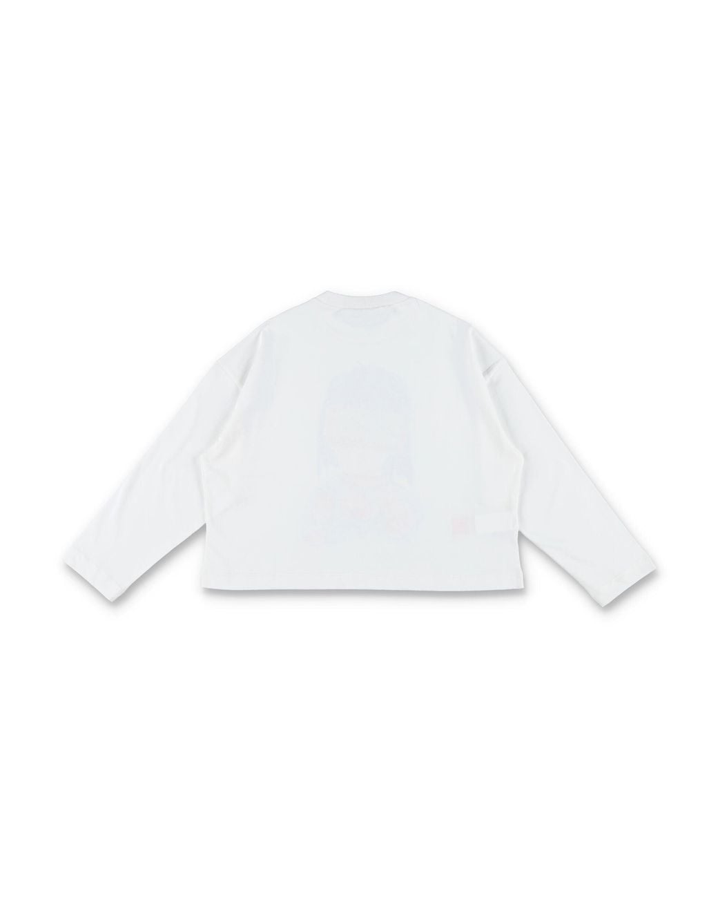 Marni White Girl's 100% Cotton T-Shirt