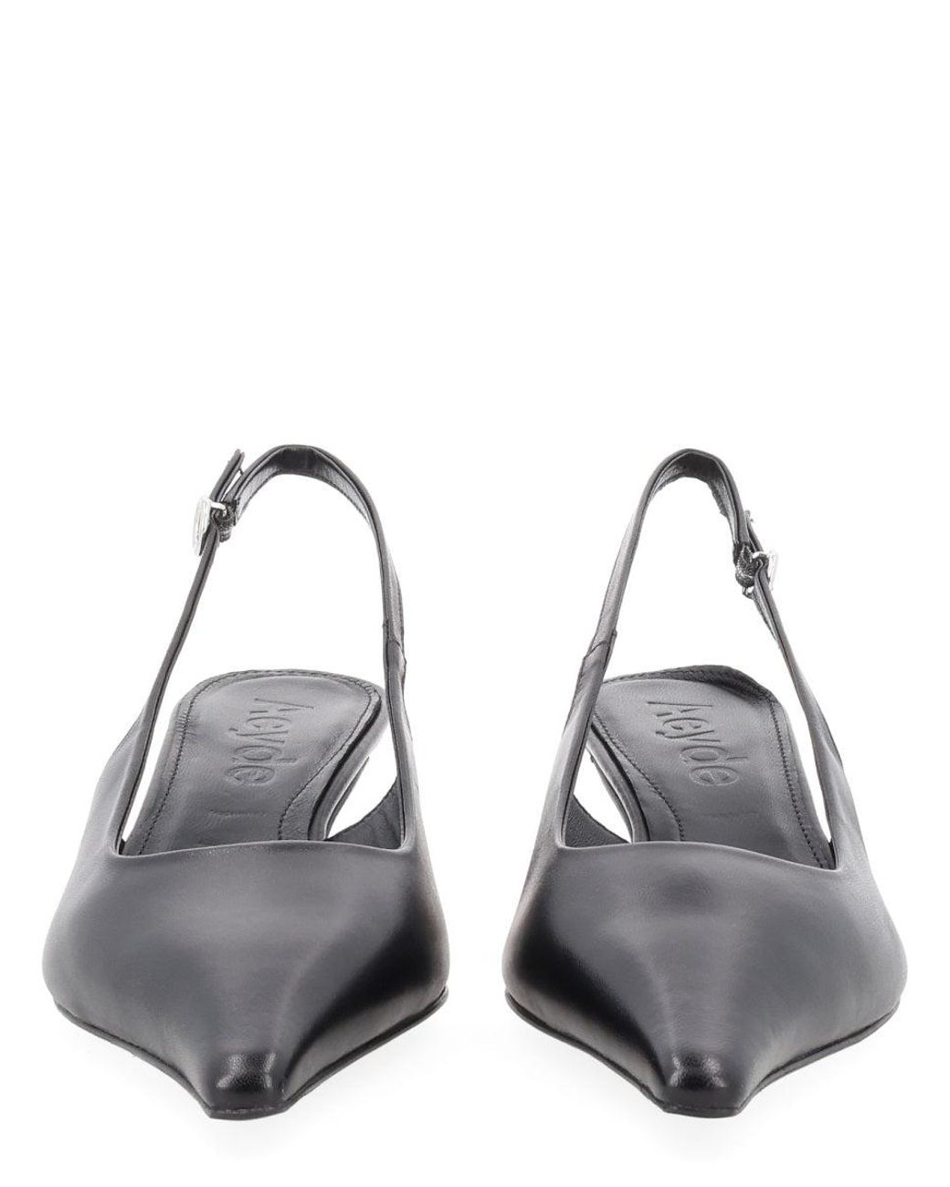 Aeyde Black Slingback Pumps