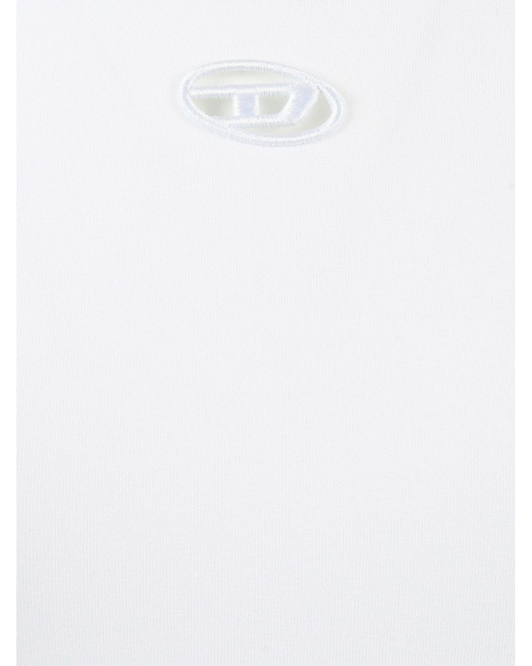 DIESEL White T-Shirts Short Sleeves T-Shirt