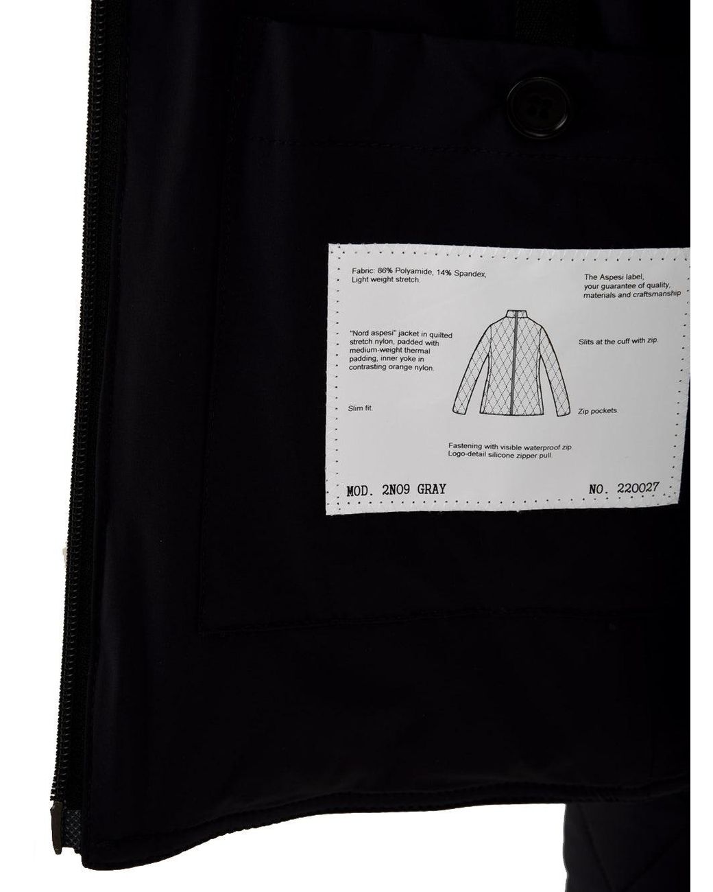 Aspesi Black Jacken blau