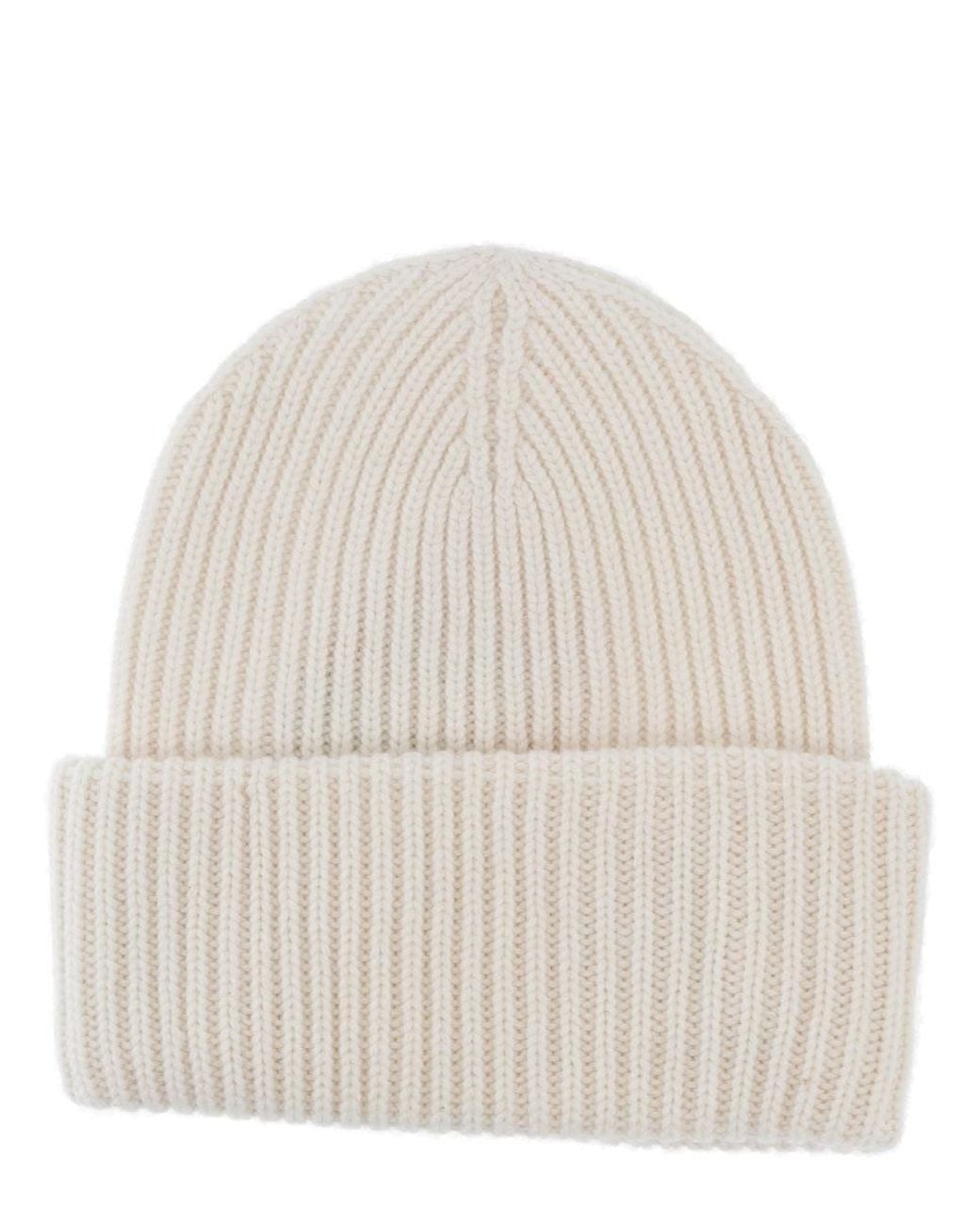 Mc2 Saint Barth Natural Off Logo Beanie