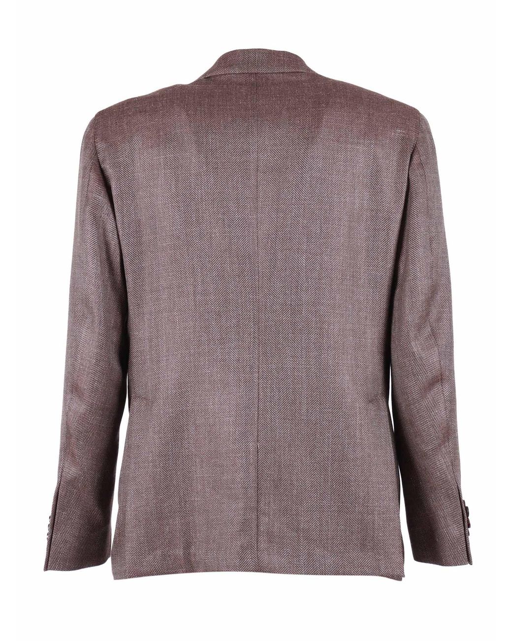 Luigi Bianchi Purple Giacca Drop 7