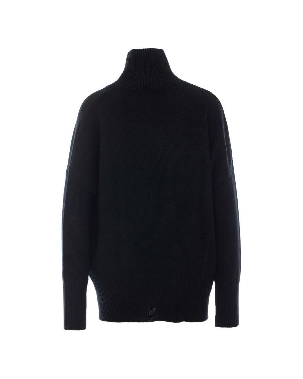 Lisa Yang Blue Heidi Cashmere Turtle-Neck Sweater