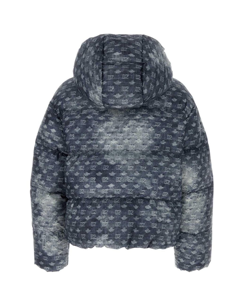 DSquared² Blue Hooded Down Jacket for men
