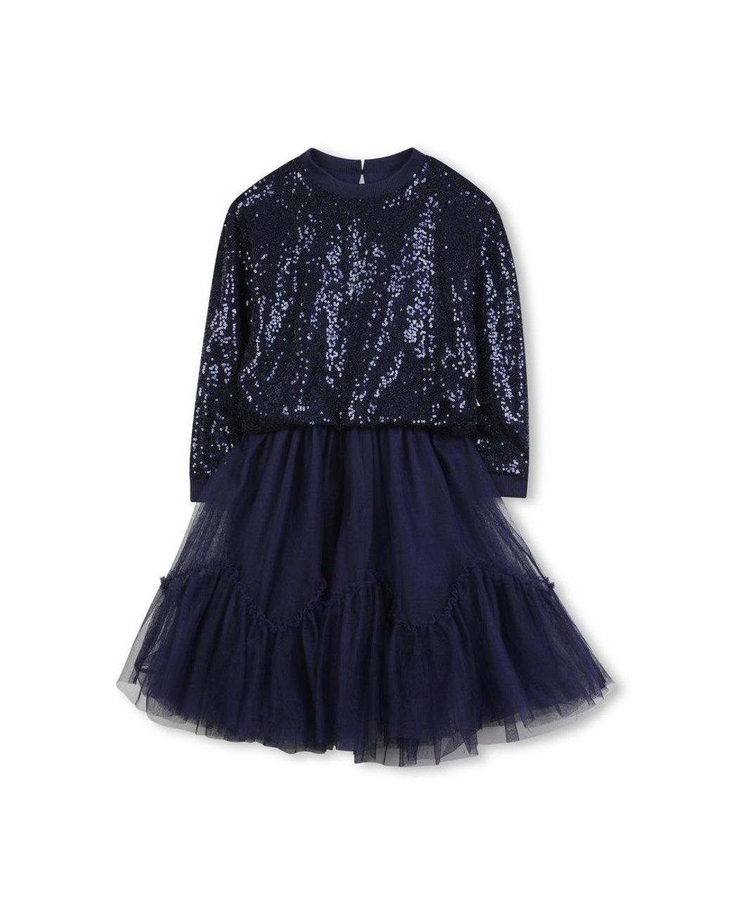 Billieblush Blue Sequined Dress
