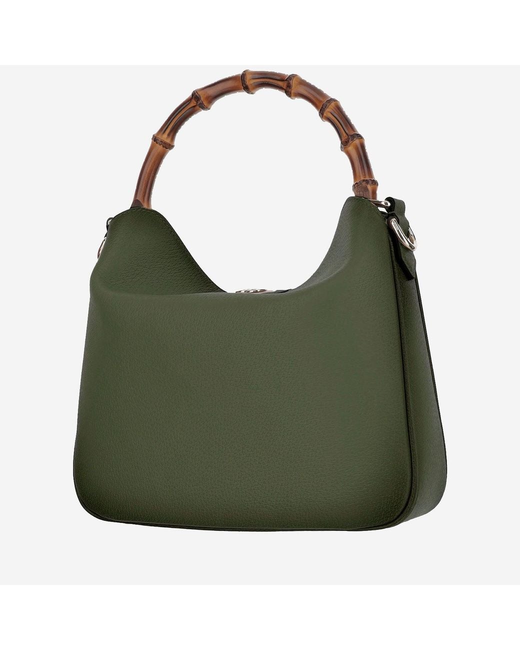 Gucci Green Diana Media Shoulder Bag