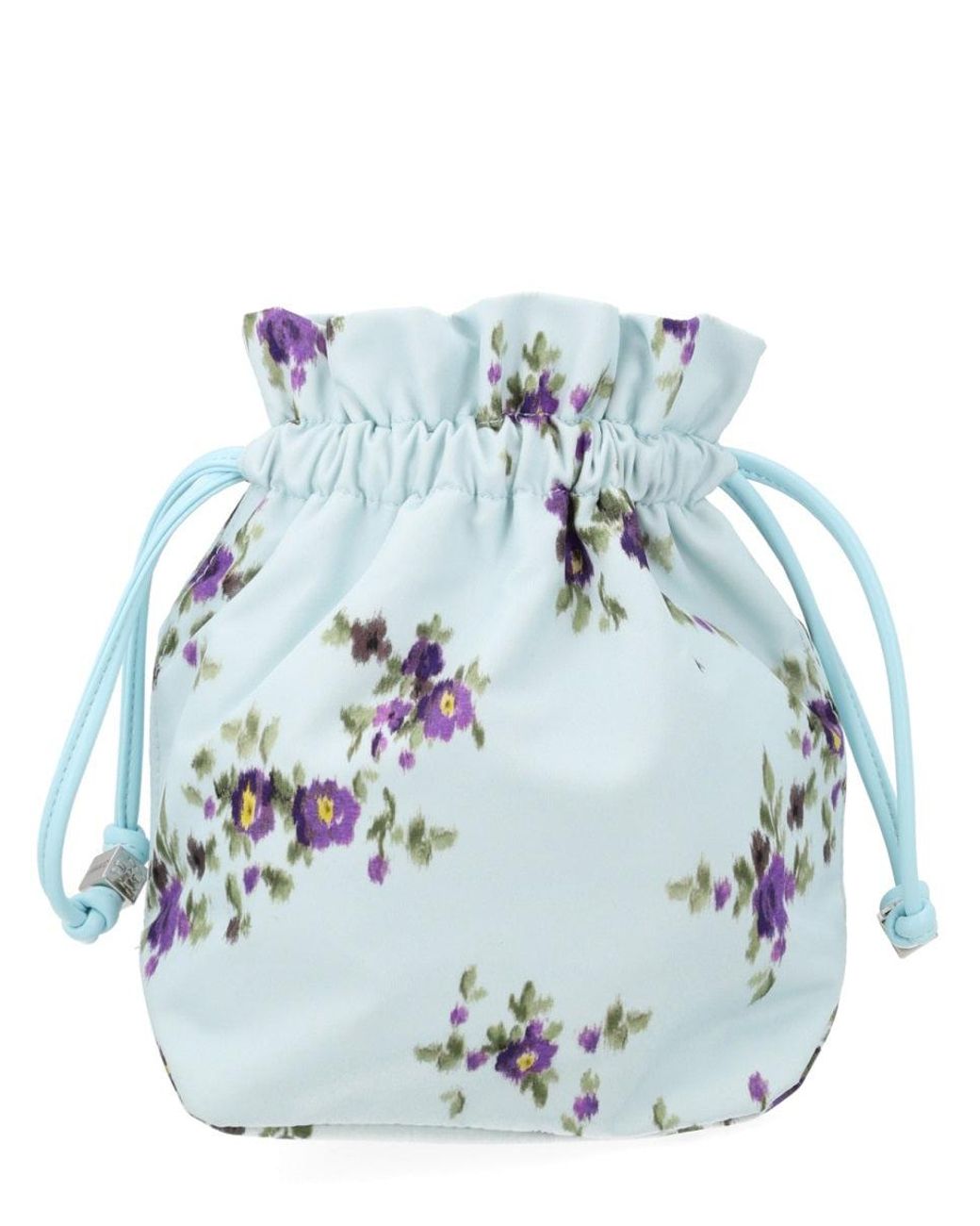 Ganni Blue Ganni Printed Recycled Polyamide Clutch